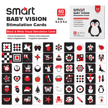 Smart BABY VISION Stimulation Cards (3-6 Months) - Stage-2