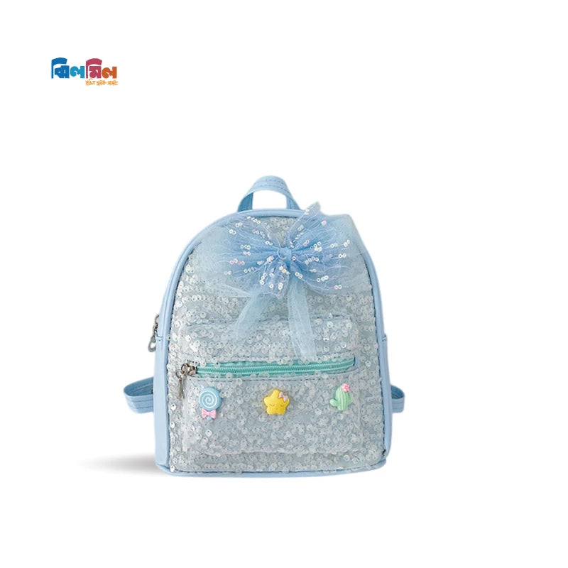 Mini Sequin Bow Backpack