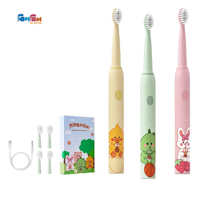 Cartoon Sonic Electric Toothbrush for Kids
