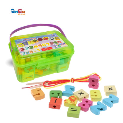 Wooden Lacing Beads Toy(Box)