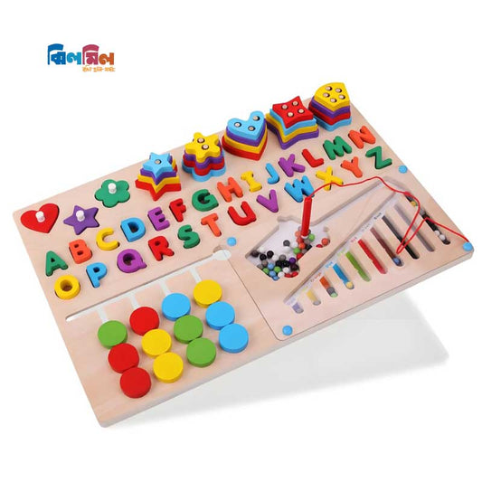 6-in-1 Multifunctional Logarithmic Board (Alphabet Premium Version)