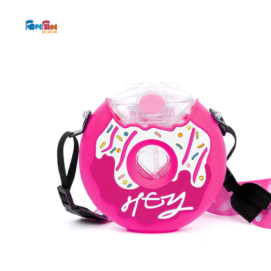 Donut Water Bottle Pink