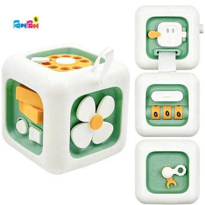 6 in 1 Montessori Educational Toys (GREEN)