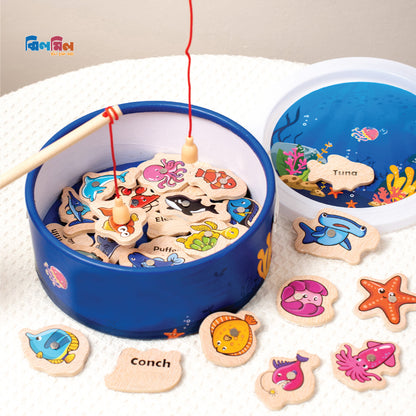 Wooden Fishing Game