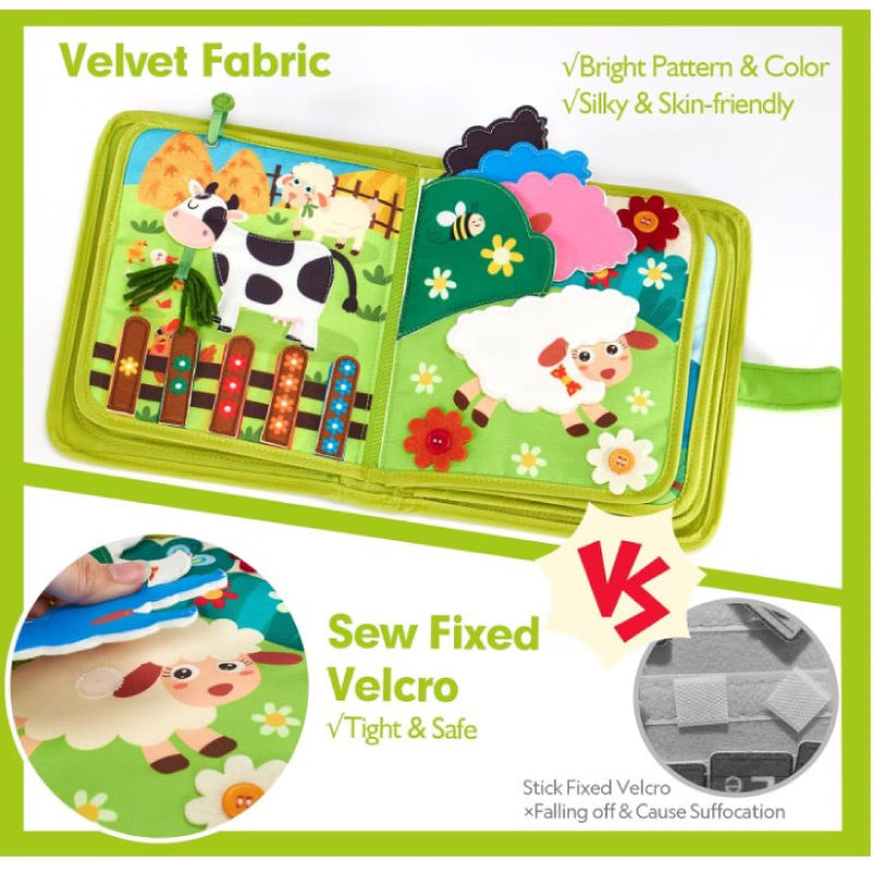 Farm Animal Story Busy Cloth Book