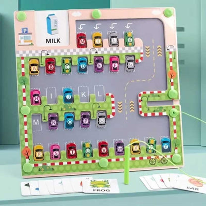 Magnetic Alphabet Maze