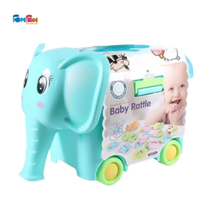 Elephant Baby Rattle 14 pices