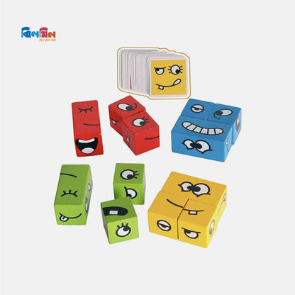 Expression Puzzle Building Block