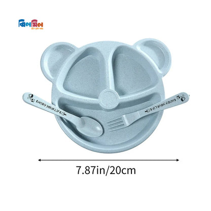 Cartoon Bear Training Plate