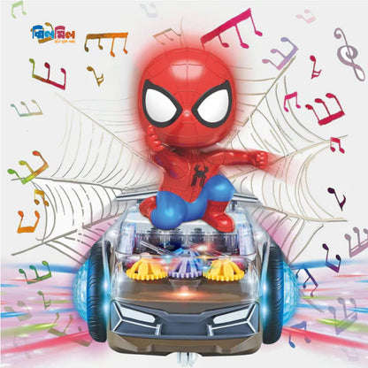 Gear Balancing Spider-Man Car