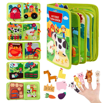 Farm Animal Story Busy Cloth Book