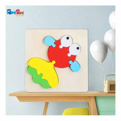 Baby 3D Wooden Puzzle Goldfish