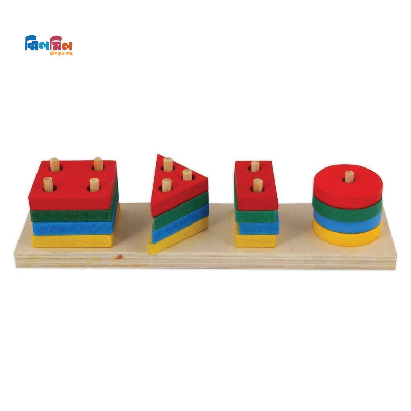 Shape Sorting and Stacking Puzzle