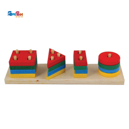 Shape Sorting and Stacking Puzzle