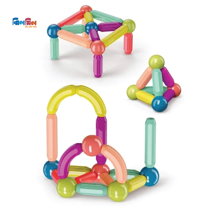 Magnetic Sticks 64 Pices