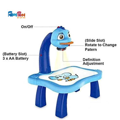 Projector Painting Drawing Table Set