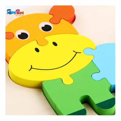 Baby 3D Wooden Puzzle Cow