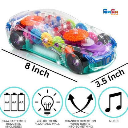 Police Car + 3 pcs Battery