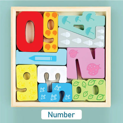 Wooden 3D Cartoon Block Puzzle