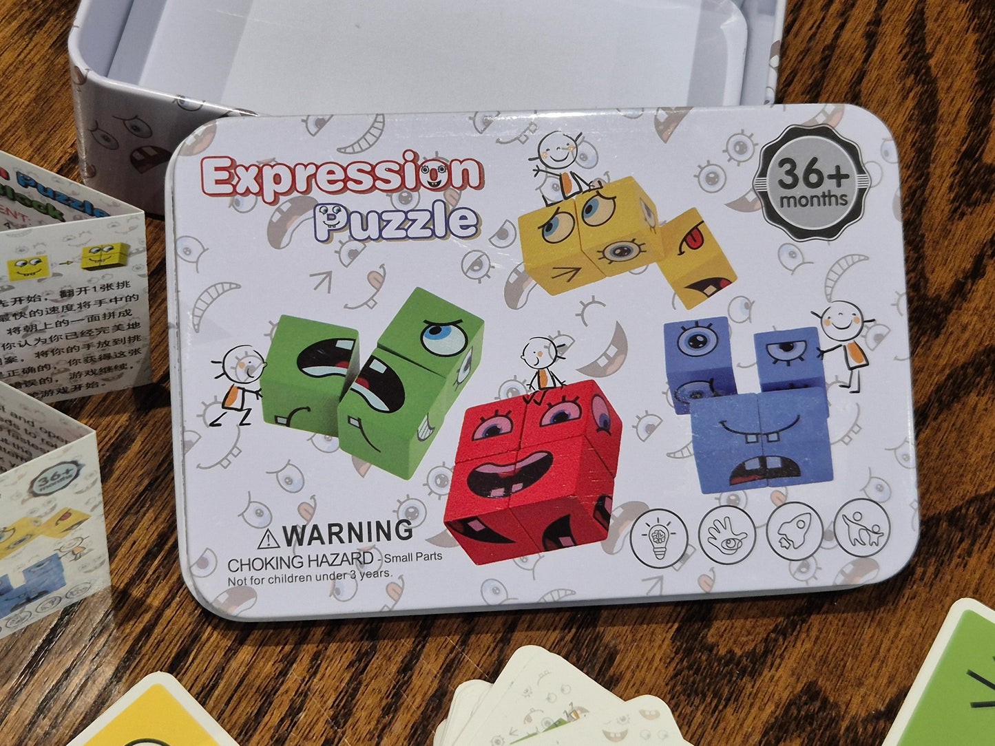 Expression Puzzle Building Block