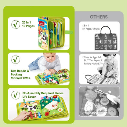 Farm Animal Story Busy Cloth Book
