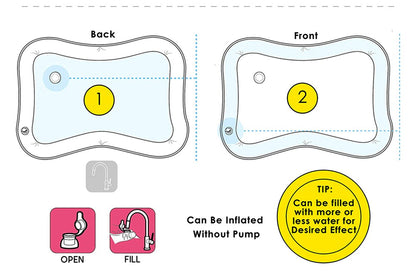 Water Play Mat for Infants and Toddlers Baby Toys .size 100*80cm