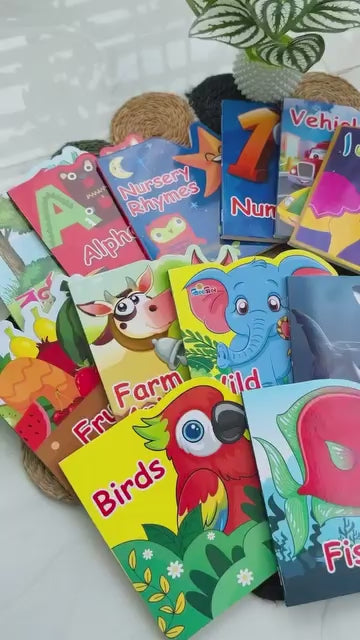 Die-Cut Gyanbox Board Books Set(14 Pcs)